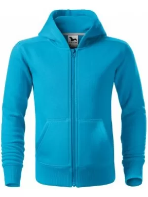Dječji sweatshirt MALFINI TRENDY ZIPPER 412 TIRKIZ