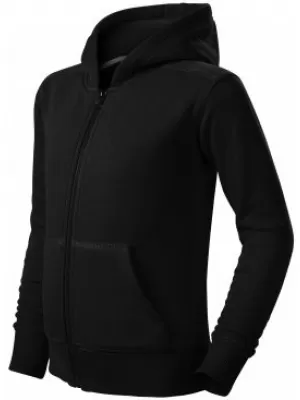 Dječji sweatshirt MALFINI TRENDY ZIPPER 412 CRNA