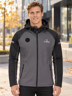 Muška sportska majica ALTISPORT PIUMAN TAMNO SIVA