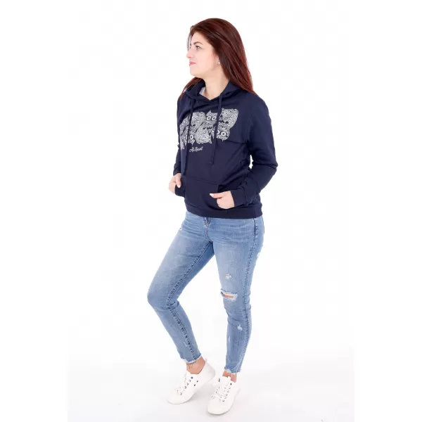  Ženski sweatshirt ALTISPORT ALW005JN795 MORNARSKO PLAVA 