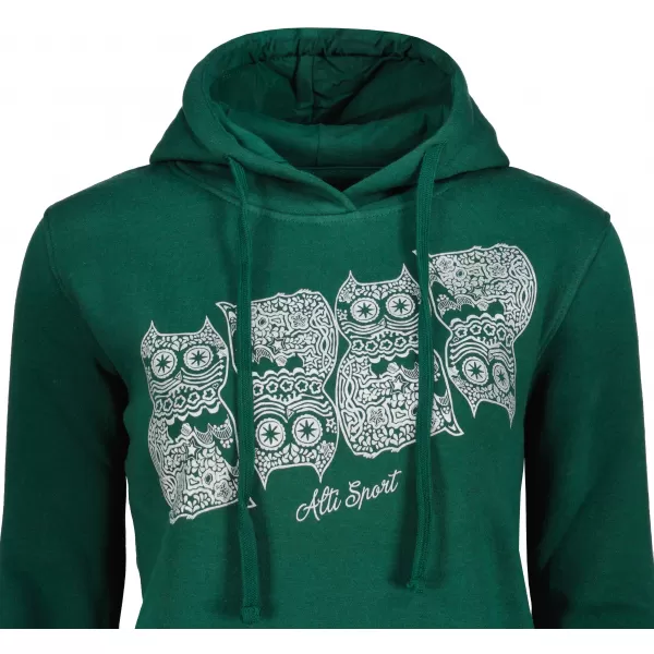  Ženski sweatshirt ALTISPORT ALW005JN795 TAMNOZELENE 