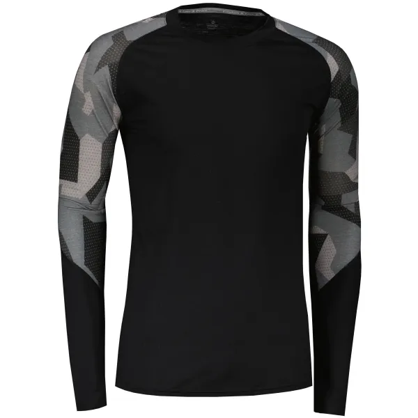  Muška termo majica SENSOR MERINO IMPRESS 19200020 CRNO/KAMO 