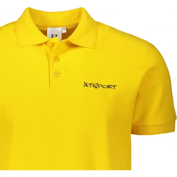  Muška majica s kragnom ALTISPORT ALM013203 ŽUTA BOJA 
