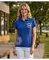 Ženska majica s kragnom ALTISPORT ALW024210 KRALJEVSKI PLAVA
