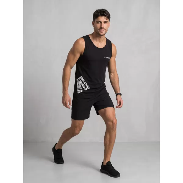  Muška majica bez rukava ALTISPORT ALM013142 CRNO 