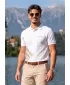 Muška majica s kragnom ALTISPORT ALM013203 BIJELA