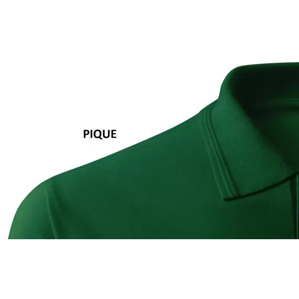  Muška majica s kragnom ALTISPORT ALM013203 TAMNOZELENE BOJE 