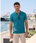 Muška majica s kragnom ALTISPORT ALM013203 TAMNO TIRKIZNA
