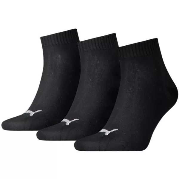  Čarape PUMA QUARTER PLAIN 3P CRNA 