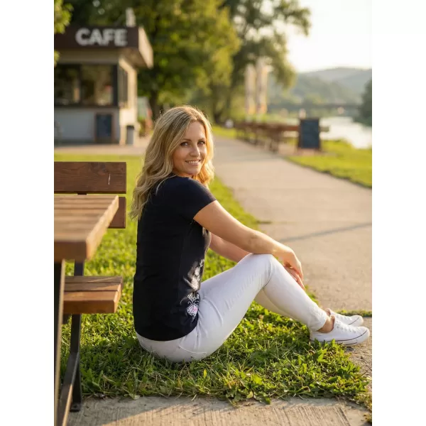  Ženska majica kratkih rukava ALTISPORT ALW055122 MORNARSKO PLAVA 