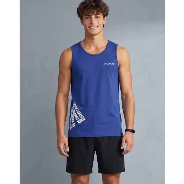  Muška majica bez rukava ALTISPORT ALM013142 KRALJEVSKI PLAVA 
