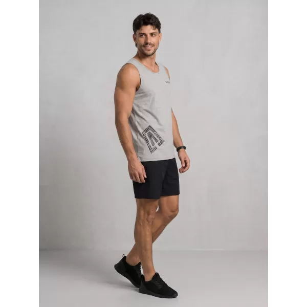  Muška majica bez rukava ALTISPORT ALM013142 TAMNO SIVI ODSJAJI 