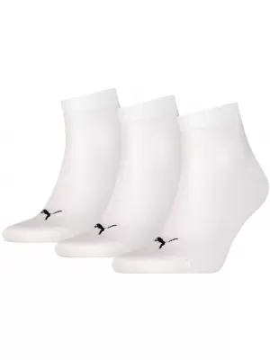 Čarape PUMA QUARTER PLAIN 3P BIJELA