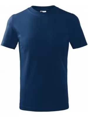 Dječja majica MALFINI BASIC 138 PONOĆNO PLAVA