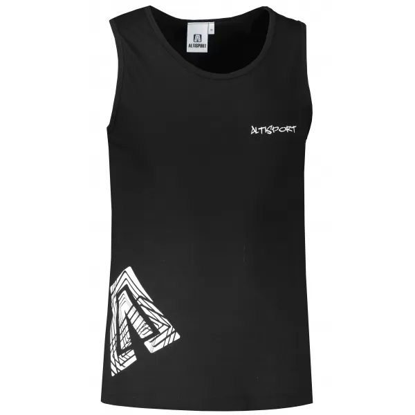  Muška majica bez rukava ALTISPORT ALM013142 CRNO 