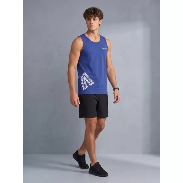  Muška majica bez rukava ALTISPORT ALM013142 KRALJEVSKI PLAVA 