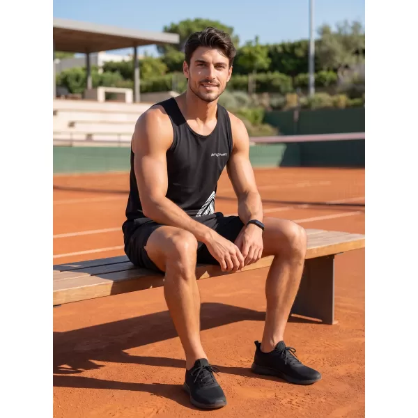  Muška majica bez rukava ALTISPORT ALM013142 CRNO 
