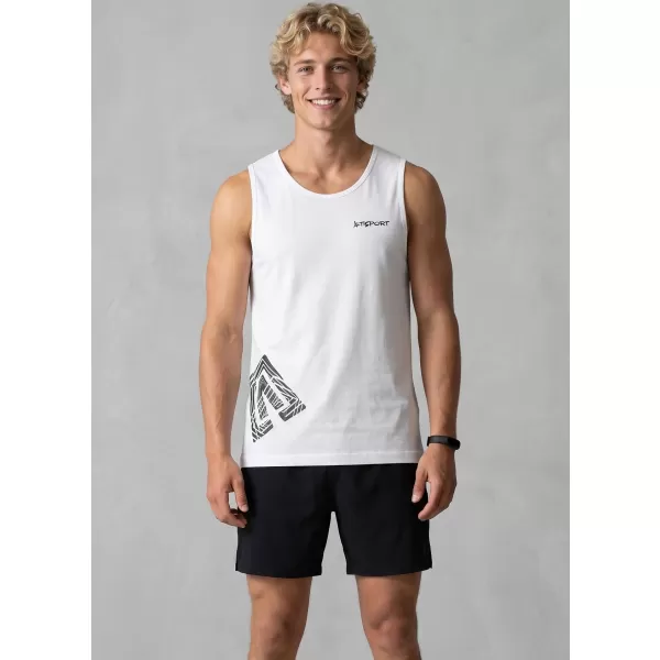  Muška majica bez rukava ALTISPORT ALM013142 BIJELA 