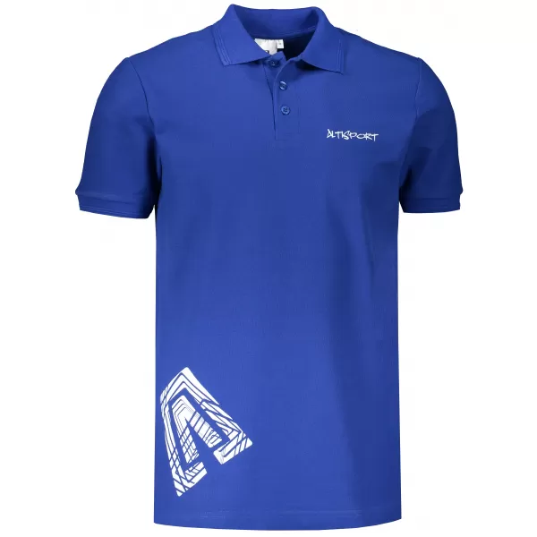  Muška majica s kragnom ALTISPORT ALM013203 KRALJEVSKI PLAVA 
