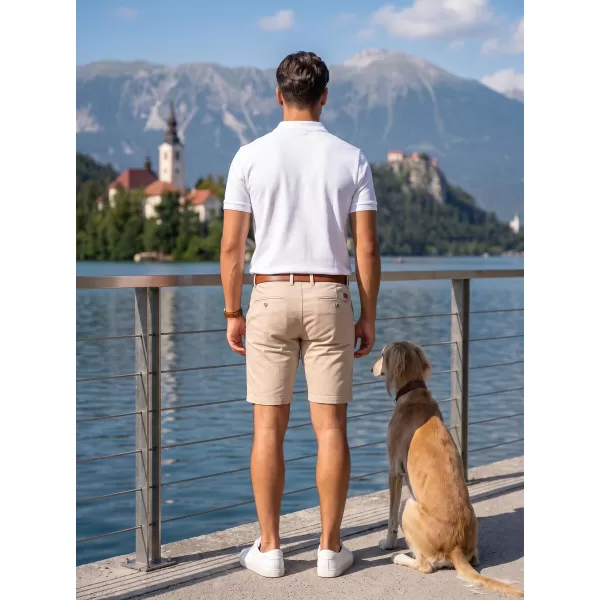  Muška majica s kragnom ALTISPORT ALM013203 BIJELA 