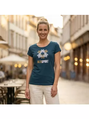 Ženska majica kratkih rukava ALTISPORT ALW046122 KEROZIN