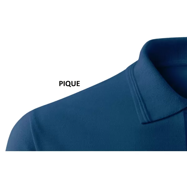  Muška majica s kragnom ALTISPORT ALM013203 PONOĆNO PLAVA 