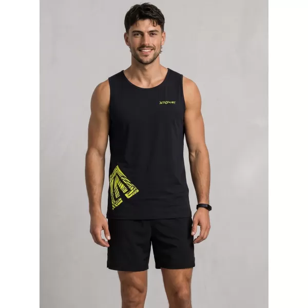  Muška majica bez rukava ALTISPORT ALM013142 MORNARSKO PLAVA 