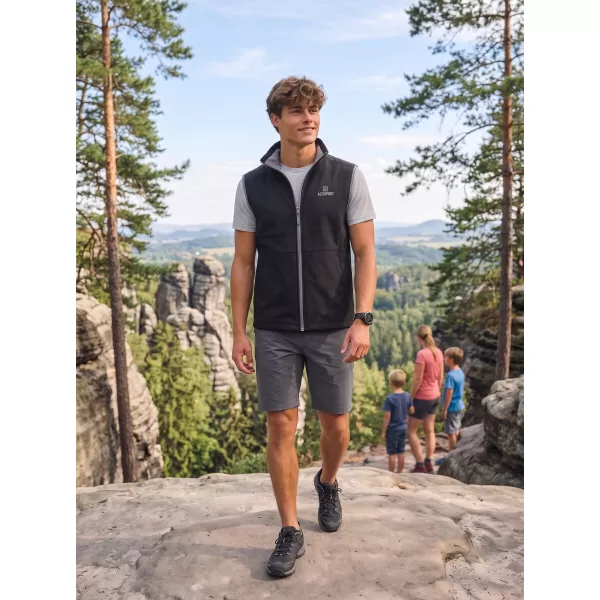  Muški softshell prsluk ALTISPORT ALM006517 CRNO 