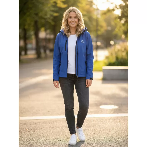  Ženska softshell jakna ALTISPORT ALW056521 KRALJEVSKI PLAVA 