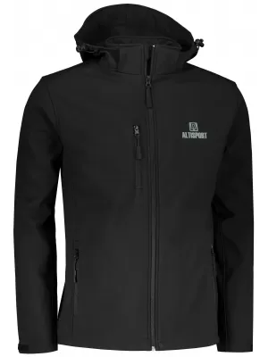 Muška softshell jakna ALTISPORT ALM006522 CRNO