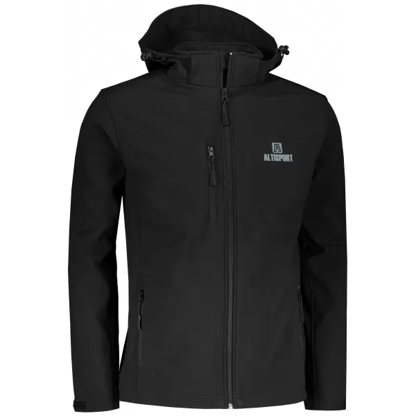  Muška softshell jakna ALTISPORT ALM006522 CRNO 