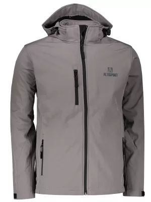 Muška softshell jakna ALTISPORT ALM006522 ČELIČNO SIVA