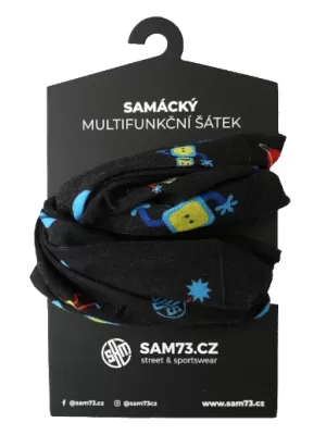 Multifunkcionalni šal za dječake SAM 73 BENNY UN 106 CRNA