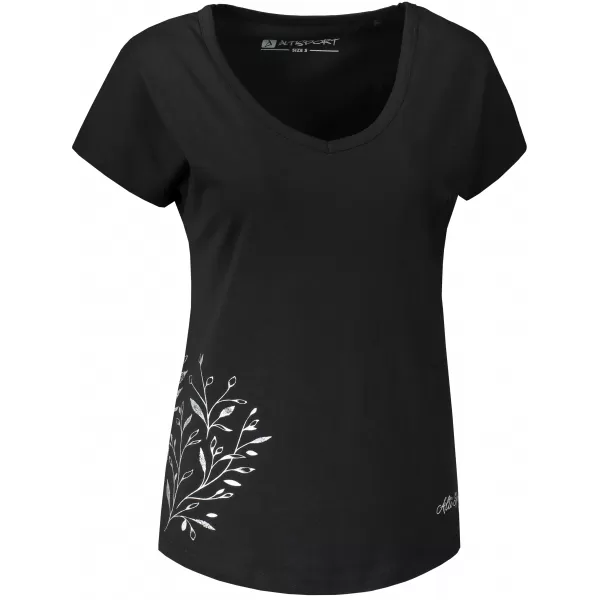  Ženska majica kratkih rukava ALTISPORT ECYLA LTST767 CRNO 