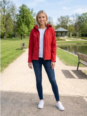 Ženska softshell jakna ALTISPORT ALW056521 CRVENA