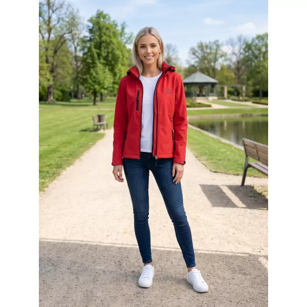  Ženska softshell jakna ALTISPORT ALW056521 CRVENA 