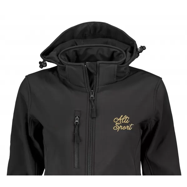  Ženska softshell jakna ALTISPORT ALW056521 CRNO 