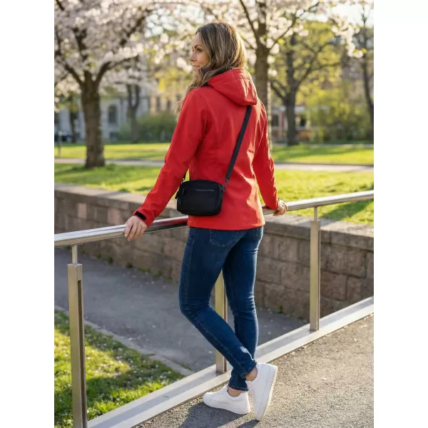  Ženska softshell jakna ALTISPORT ALW056521 CRVENA 