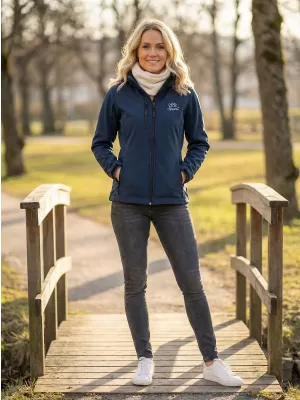Ženska softshell jakna ALTISPORT ALW056521 MORNARSKO PLAVA