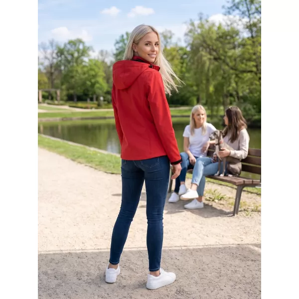  Ženska softshell jakna ALTISPORT ALW056521 CRVENA 