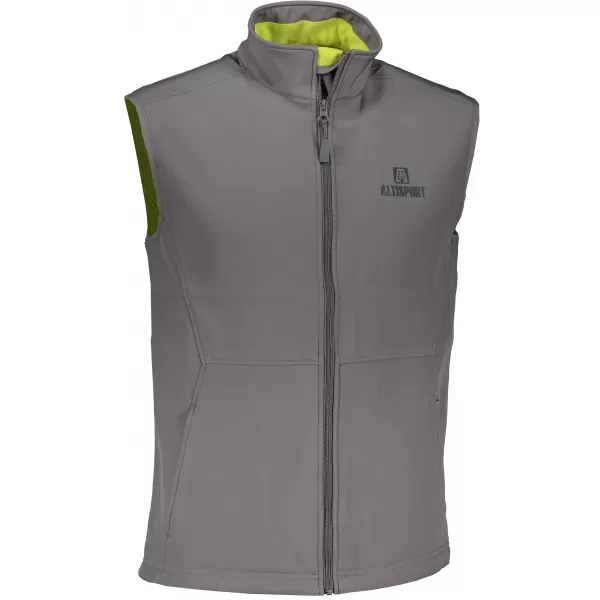  Muški softshell prsluk ALTISPORT ALM006517 ČELIČNO SIVA 