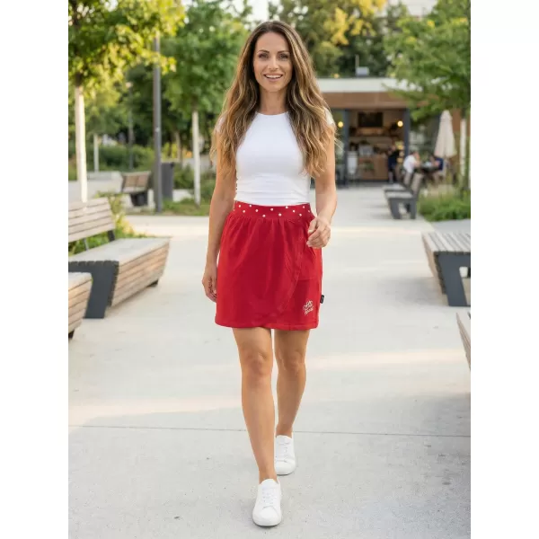  Ženska suknja ALTISPORT BASHEA LSKT320 CRVENA 