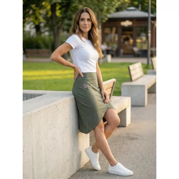  Ženska suknja ALTISPORT LARCA LSKT347 ZELENA 