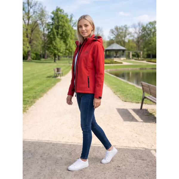  Ženska softshell jakna ALTISPORT ALW056521 CRVENA 