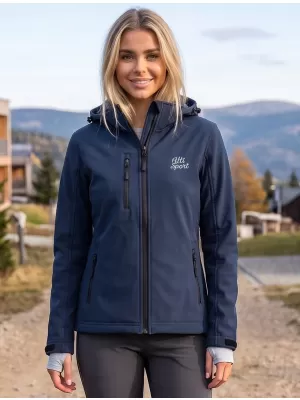 Ženska softshell jakna ALTISPORT ALW056521 MORNARSKO PLAVA