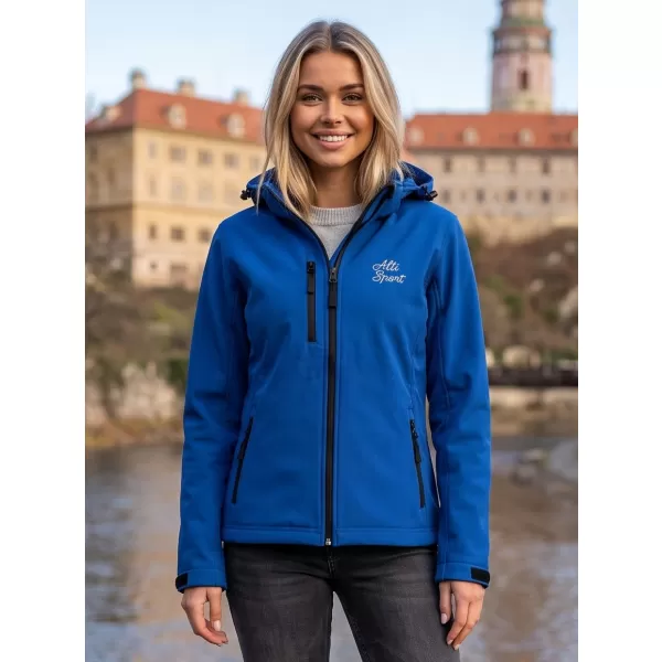  Ženska softshell jakna ALTISPORT ALW056521 KRALJEVSKI PLAVA 