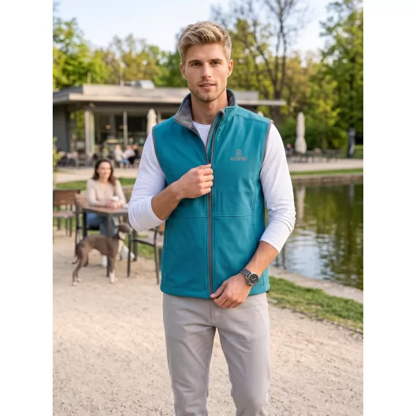  Muški softshell prsluk ALTISPORT ALM006517 TAMNO TIRKIZNA 