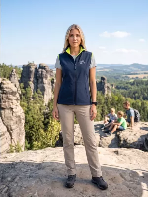 Ženski softshell prsluk ALTISPORT ALW056516 MORNARSKO PLAVA