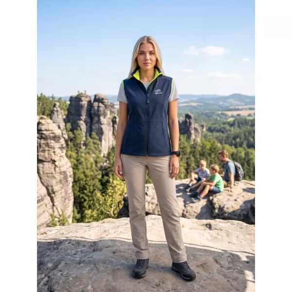  Ženski softshell prsluk ALTISPORT ALW056516 MORNARSKO PLAVA 
