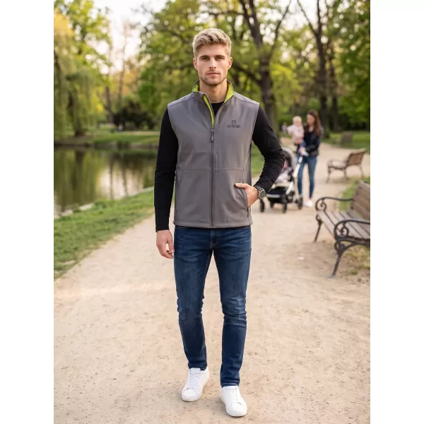  Muški softshell prsluk ALTISPORT ALM006517 ČELIČNO SIVA 